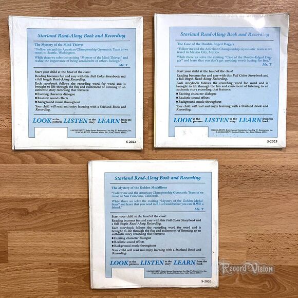 Mr. T - 7" Book and Record Set (1984) [SEALED] Vinyl • Mystery Stories, A-Team - Picture 2 of 2